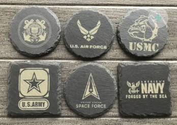 Laser Engraved Coasters