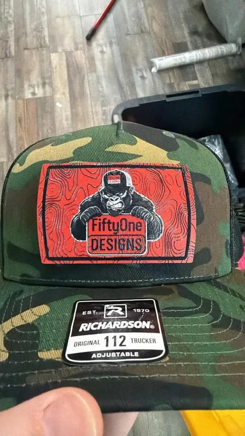 Custom Textured UV Printed Hat Patch