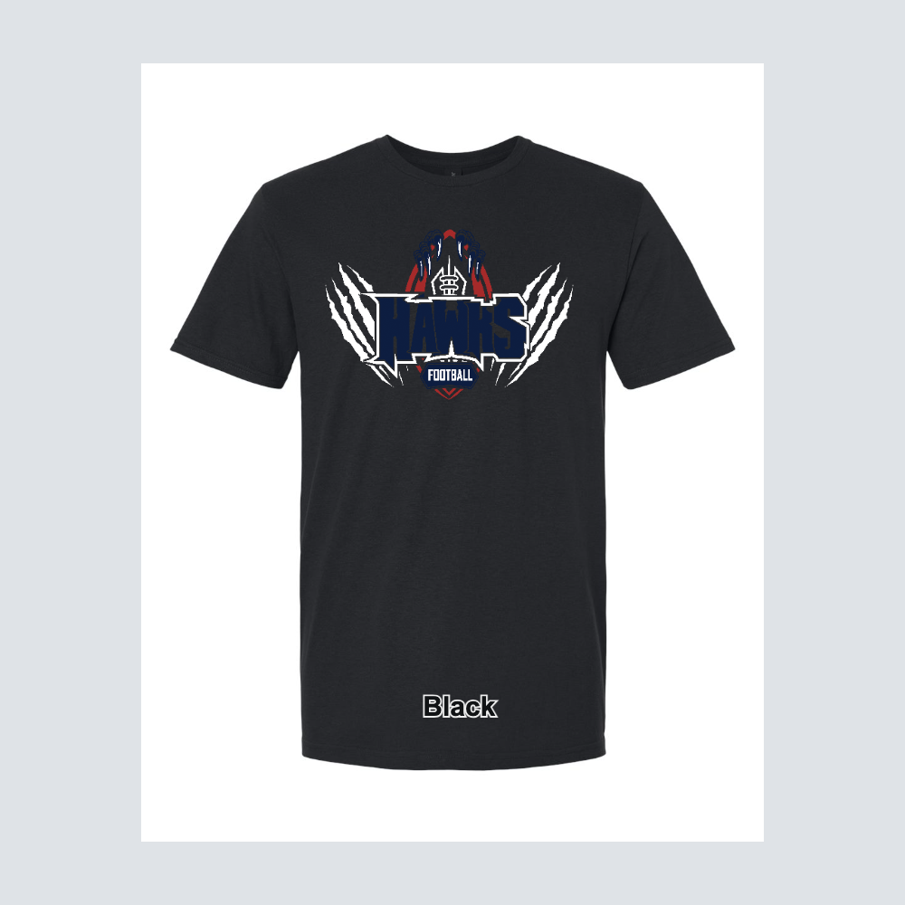 Hendricks Middle School Hawk Fooball Logo