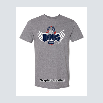 Hendricks Middle School Hawk Fooball Logo
