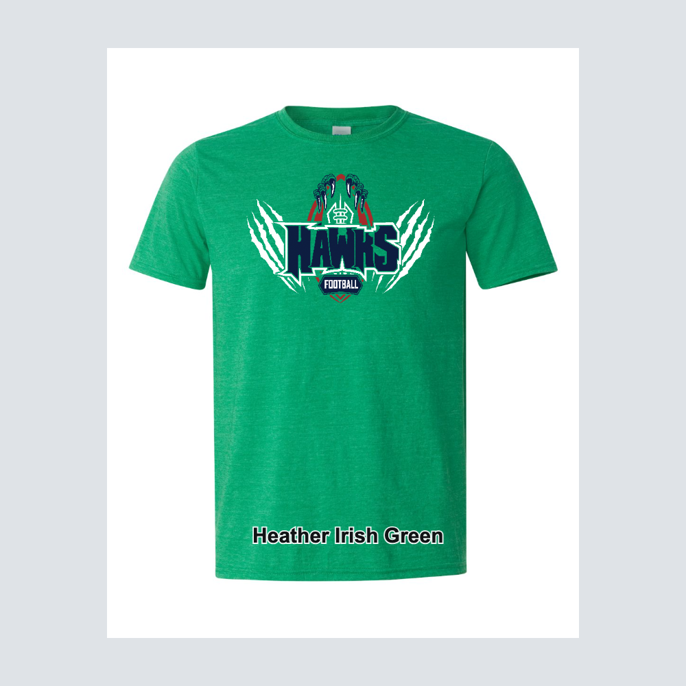 Hendricks Middle School Hawk Fooball Logo