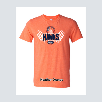 Hendricks Middle School Hawk Fooball Logo