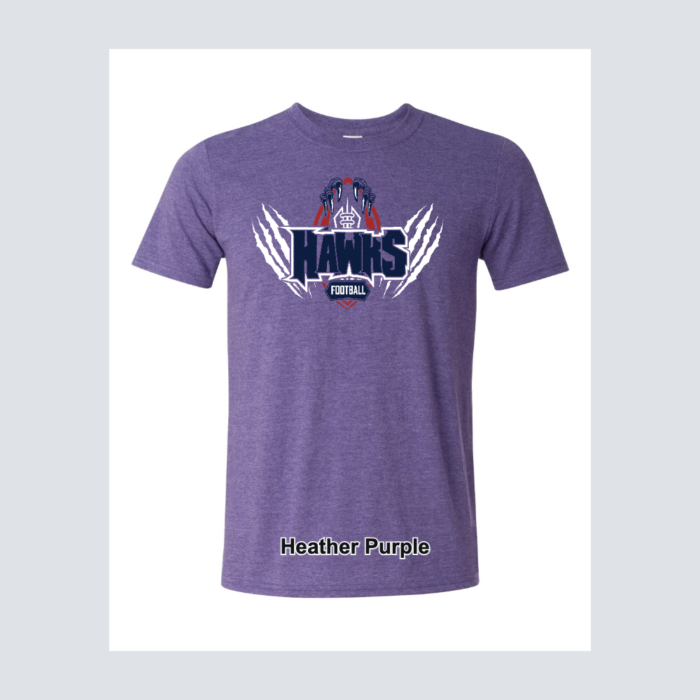 Hendricks Middle School Hawk Fooball Logo