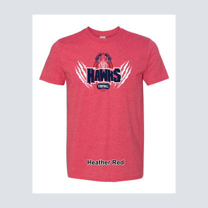 Hendricks Middle School Hawk Fooball Logo