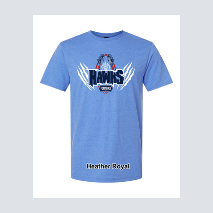 Hendricks Middle School Hawk Fooball Logo