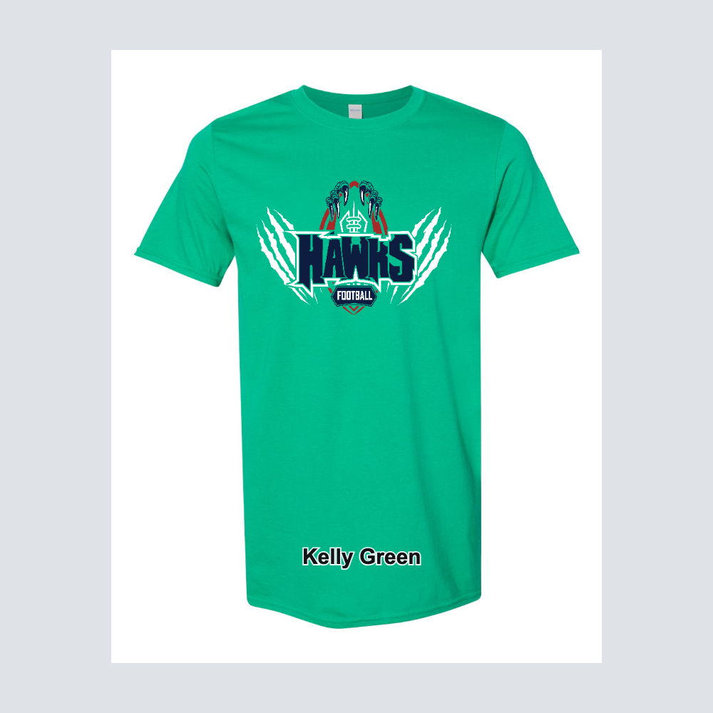 Hendricks Middle School Hawk Fooball Logo