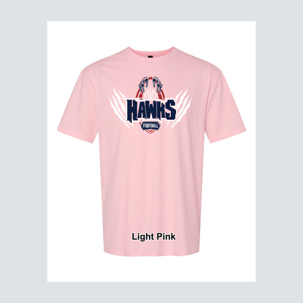 Hendricks Middle School Hawk Fooball Logo
