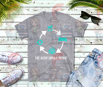 Eat Sleep Corals Repeat