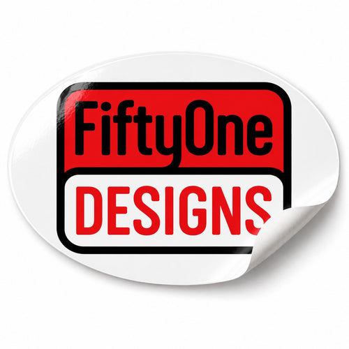 Custom Oval Stickers