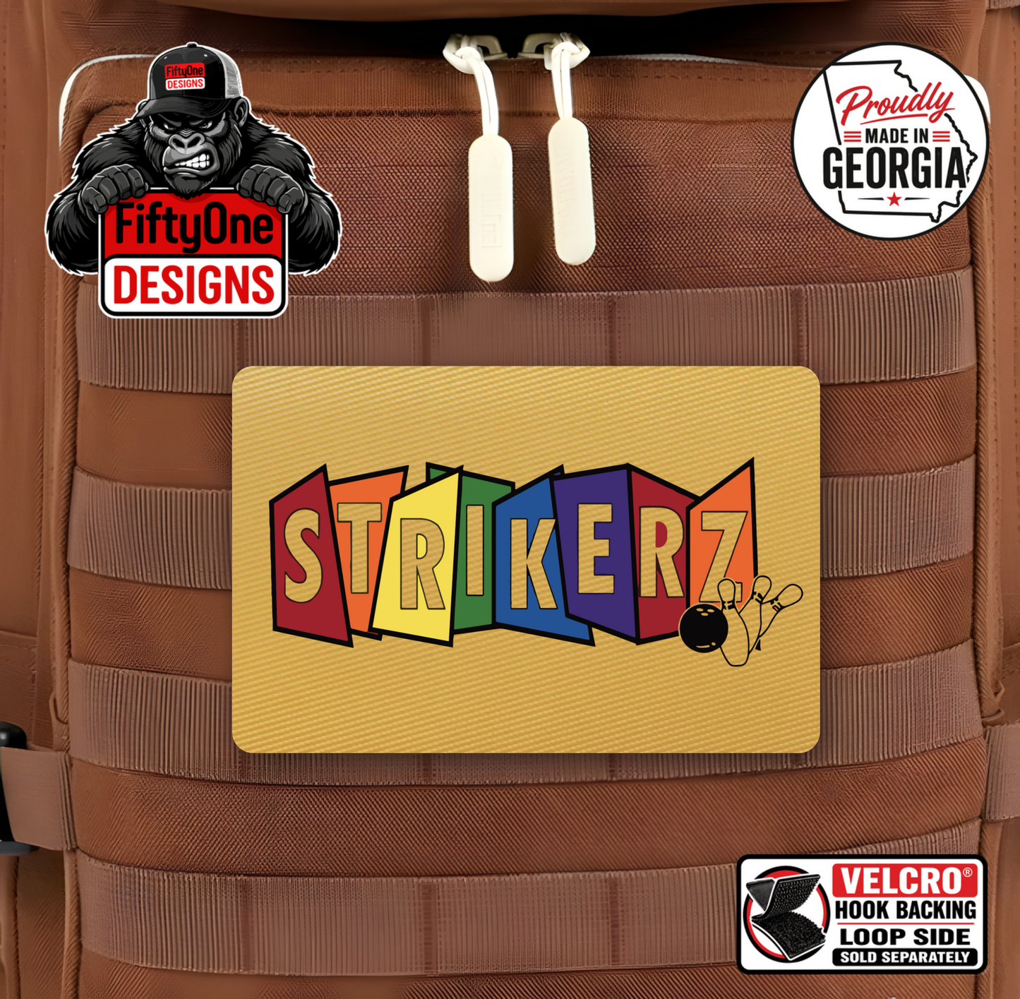 Strikerz Morale Patch - UV Printed
