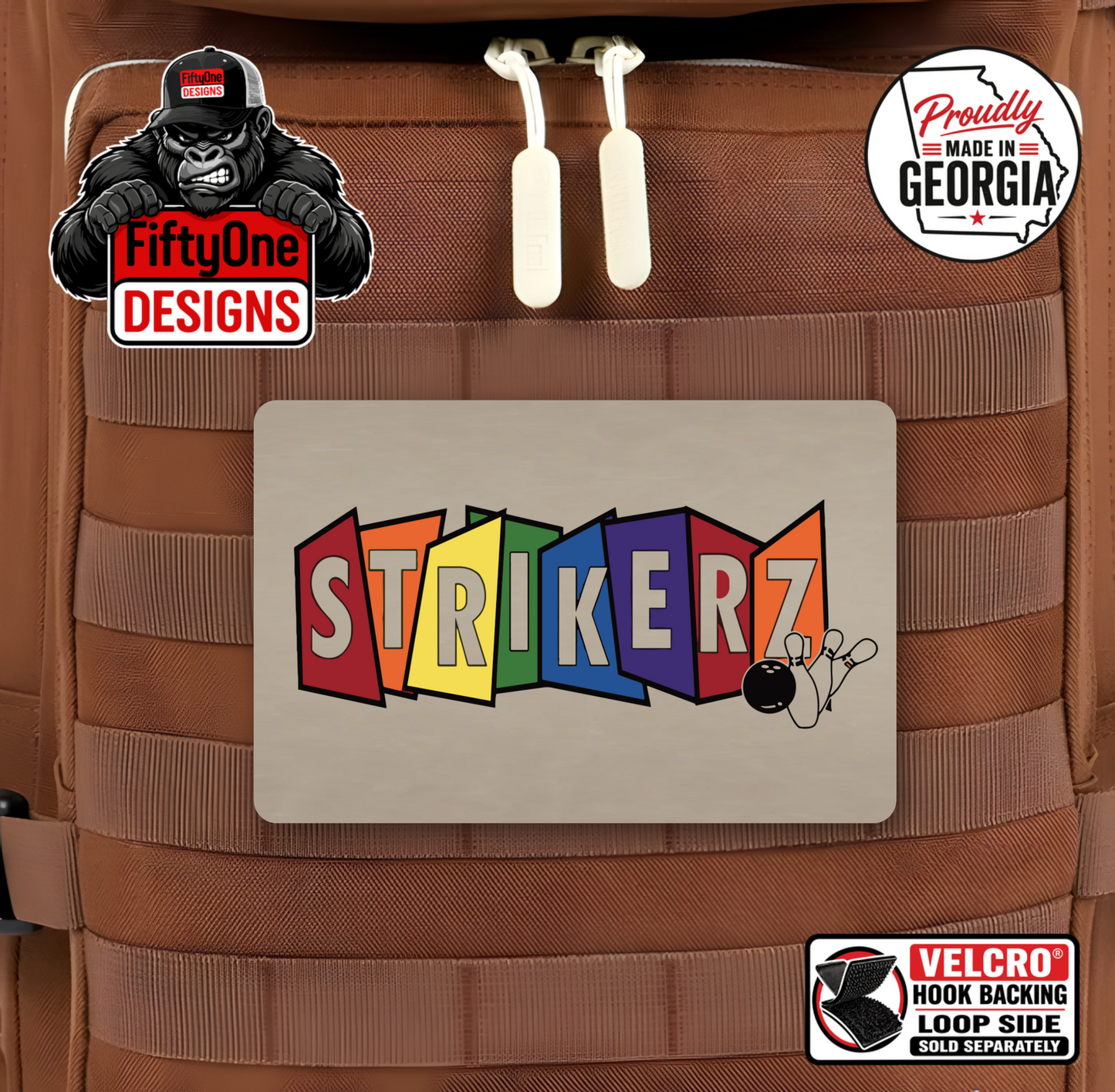 Strikerz Morale Patch - UV Printed