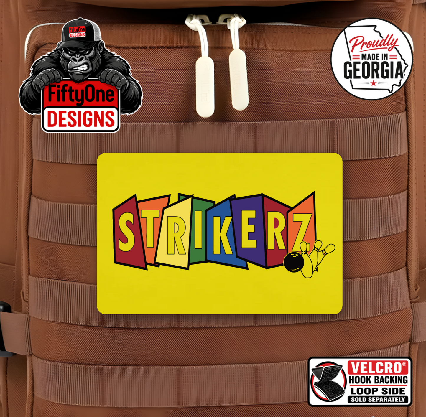 Strikerz Morale Patch - UV Printed