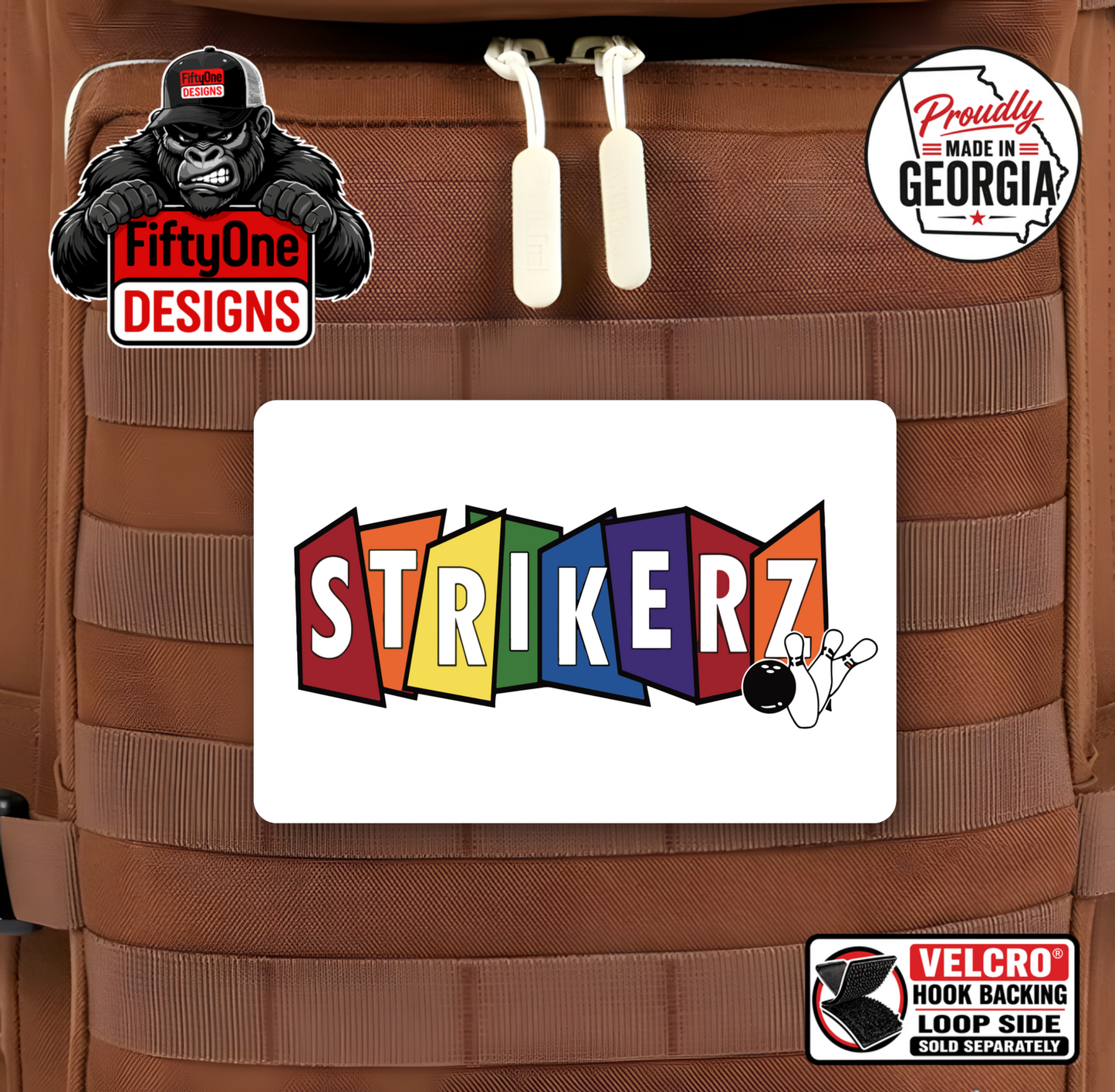 Strikerz Morale Patch - UV Printed